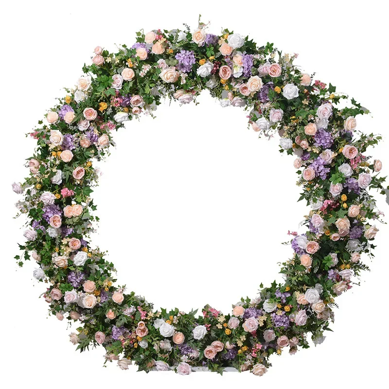 2 meters green plant rose ring flower arrangement, engagement and wedding scene layout window display simulated flower
2 meters green plant rose ring flower arrangement, engagement and wedding scene layout window display simulated flower