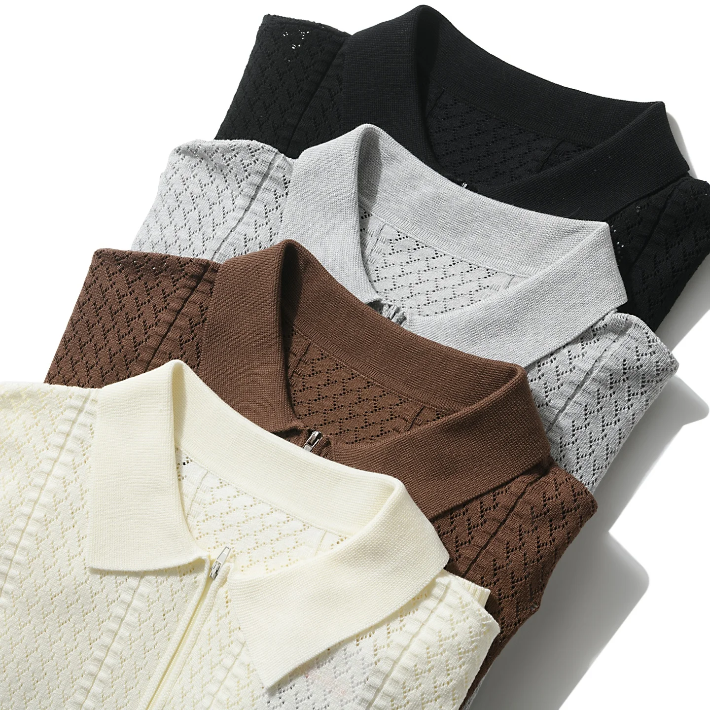 Knitted Shirt Men's Business Casual Collared Hollow out Design Summer Fashion Old Money Style Breathable Short...
Knitted Shirt Men's Business Casual Collared Hollow out Design Summer Fashion Old Money Style Breathable Short...