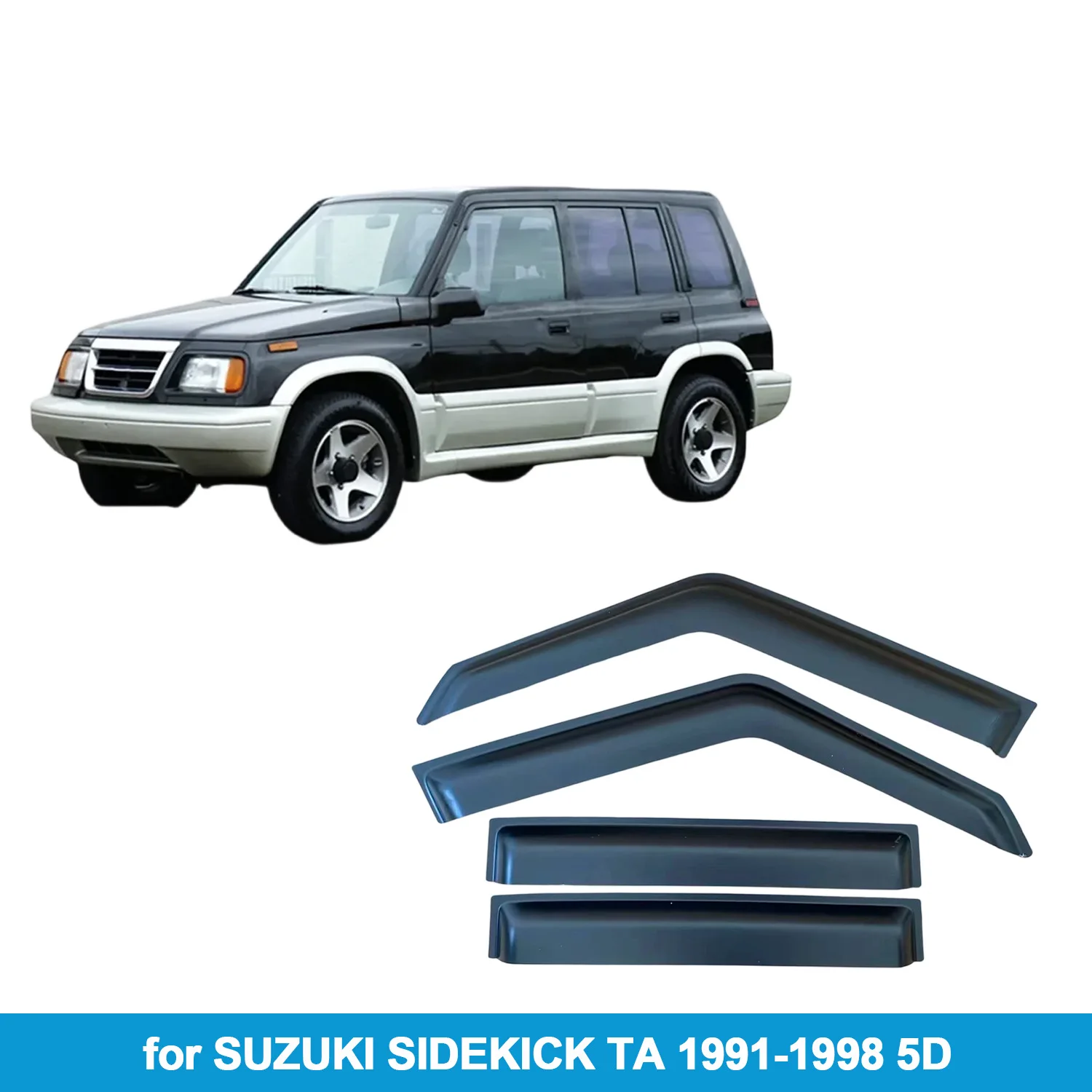 Window Visor for SUZUKI SIDEKICK 1991-1998 5-DOOR Wind Deflectors Rain Guards Door Visor Vent Shades Ventvisor
Window Visor for SUZUKI SIDEKICK 1991-1998 5-DOOR Wind Deflectors Rain Guards Door Visor Vent Shades Ventvisor