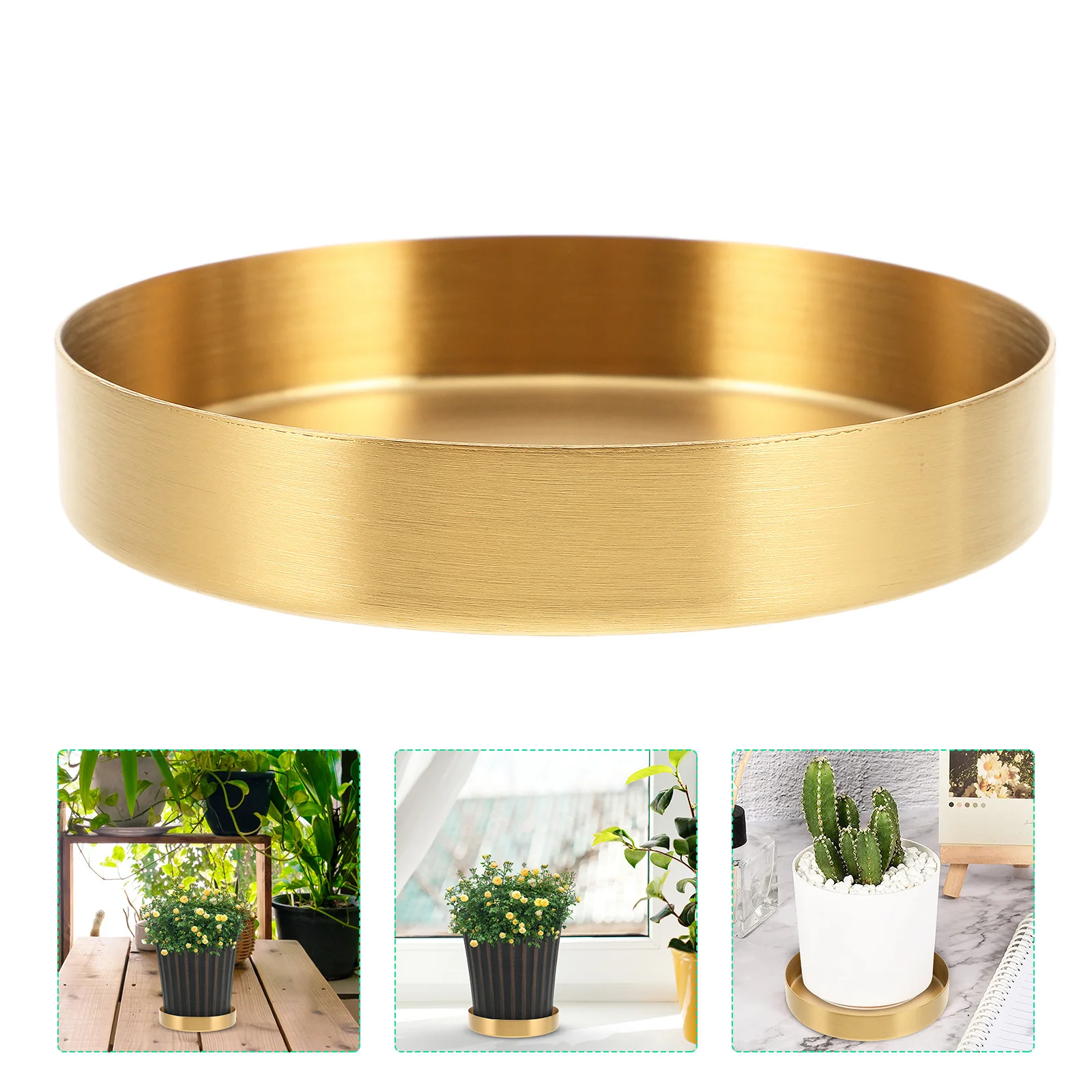 Elegant Flowerpot Water Tray Stainless Steel Large Capacity for Indoor Outdoor Plants Collects Drainage Residue Simple Cleaning
Elegant Flowerpot Water Tray Stainless Steel Large Capacity for Indoor Outdoor Plants Collects Drainage Residue Simple Cleaning