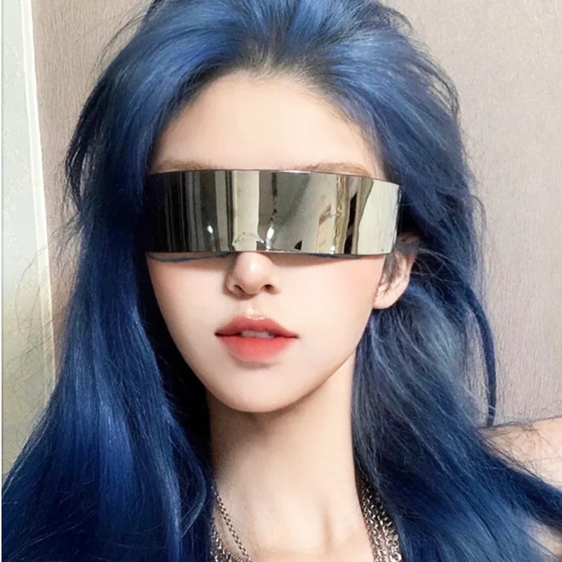 KLASSNUM Y2K Future Warrior Rimless Sunglasses Punk Retro Sun Glasses Cycling Goggles Fashion Men Women Hip Hop Party Eyewear
KLASSNUM Y2K Future Warrior Rimless Sunglasses Punk Retro Sun Glasses Cycling Goggles Fashion Men Women Hip Hop Party Eyewear