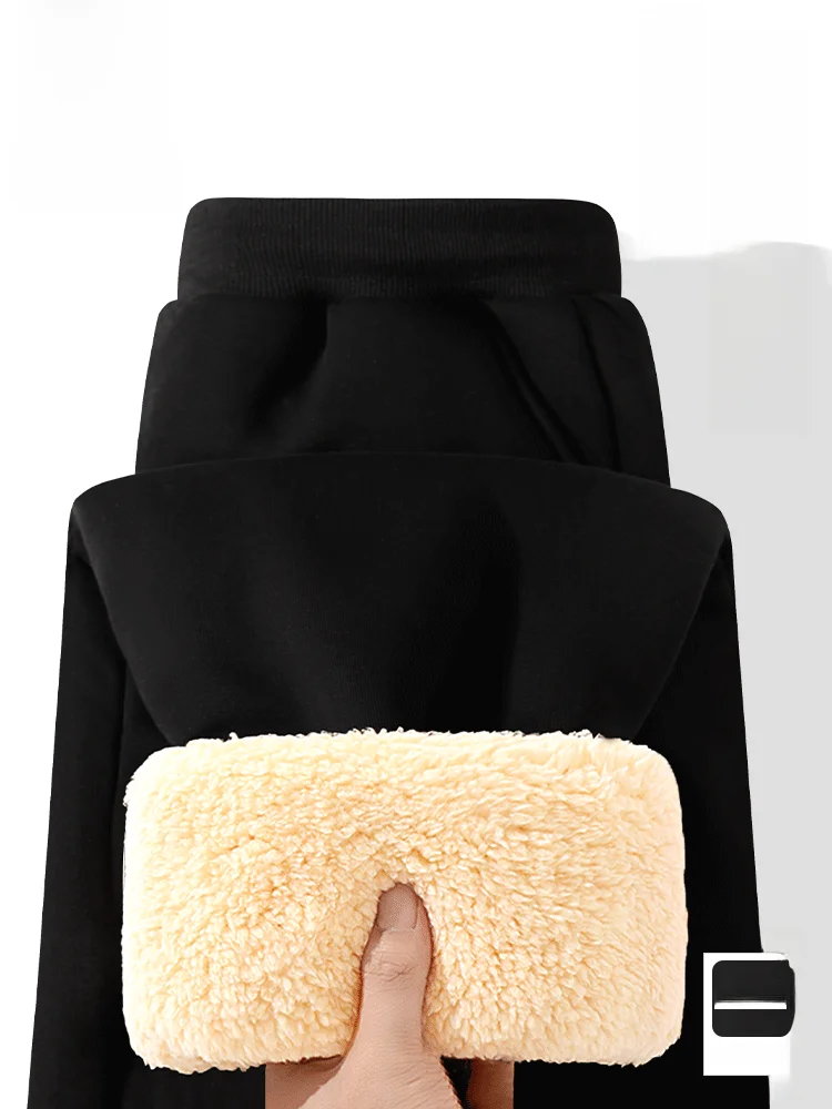 Fce Lined Thiened Lamb Velvet Cuffed Pants Men Winter Heavyweight Warm Casual Trousers Loose Fit mid Waist
Fce Lined Thiened Lamb Velvet Cuffed Pants Men Winter Heavyweight Warm Casual Trousers Loose Fit mid Waist