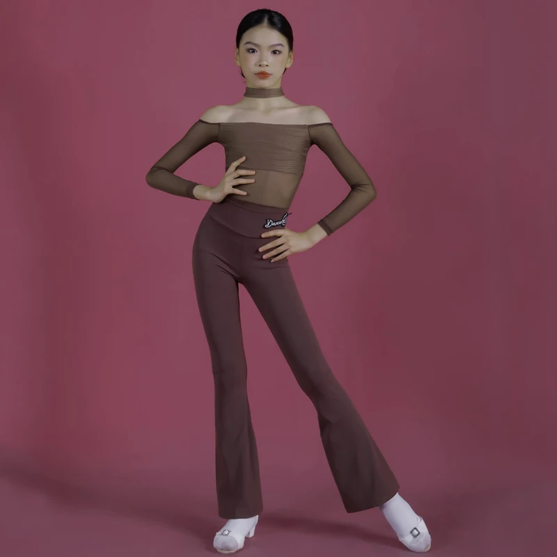 Fashion Kids Chacha Rumba Samba Dancing Clothes Girls Girls Long Sleeves Latin Top Pants Ballroom Dance Costumes DWY10277
Fashion Kids Chacha Rumba Samba Dancing Clothes Girls Girls Long Sleeves Latin Top Pants Ballroom Dance Costumes DWY10277