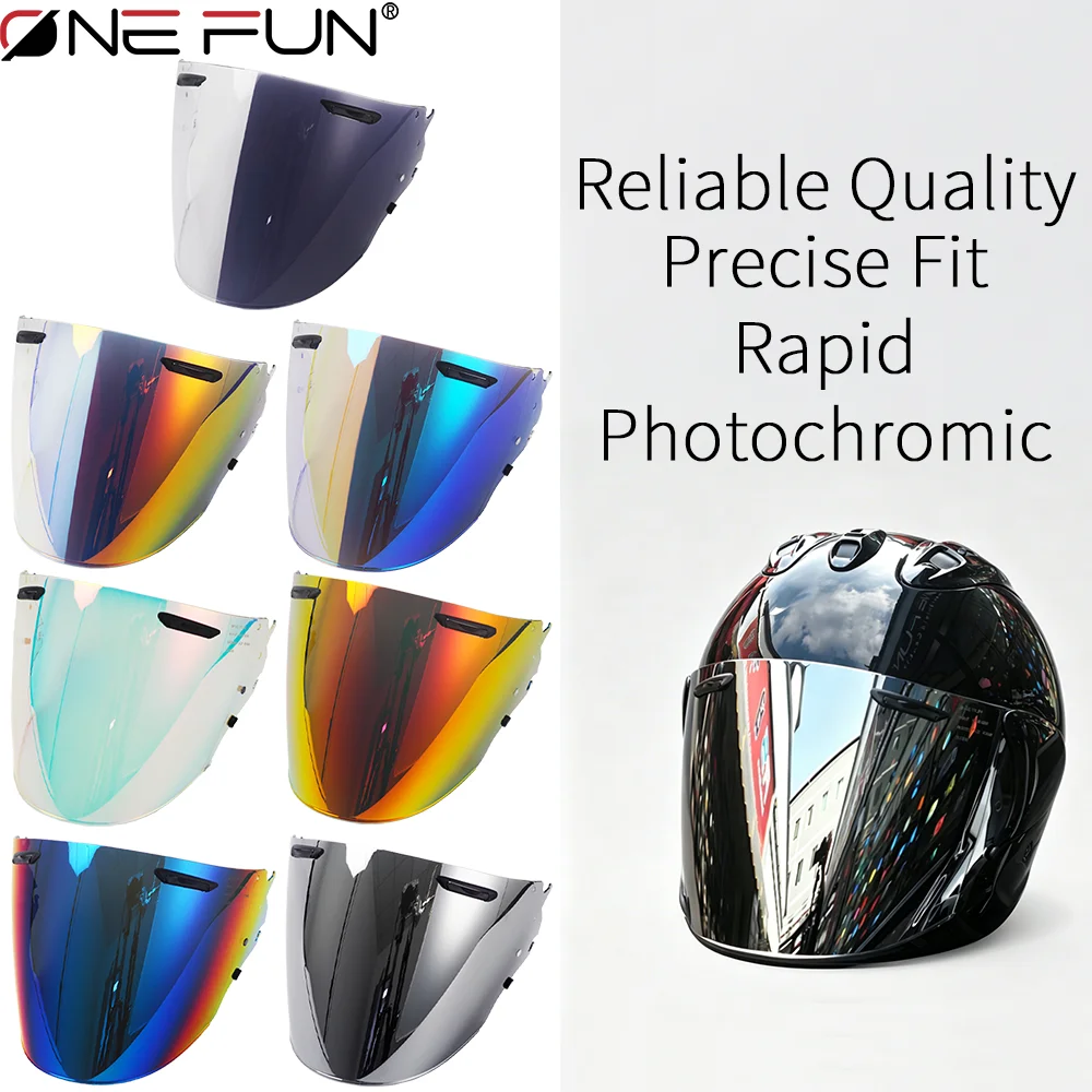 VZ Photochromic Motorcycle Visor, for VZ RAM 3/4 half Helmet Replacement Shield Lens UV Protection
VZ Photochromic Motorcycle Visor, for VZ RAM 3/4 half Helmet Replacement Shield Lens UV Protection