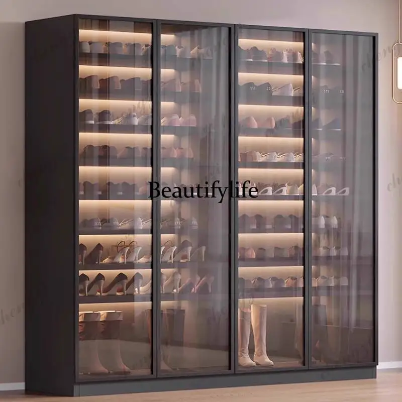 P182 Light Nordic Shoe Cabinet Luxury Glass Design Entryway Organizers Shoe Cabinet Storag Display Szafka Na Buty Furniture
P182 Light Nordic Shoe Cabinet Luxury Glass Design Entryway Organizers Shoe Cabinet Storag Display Szafka Na Buty Furniture