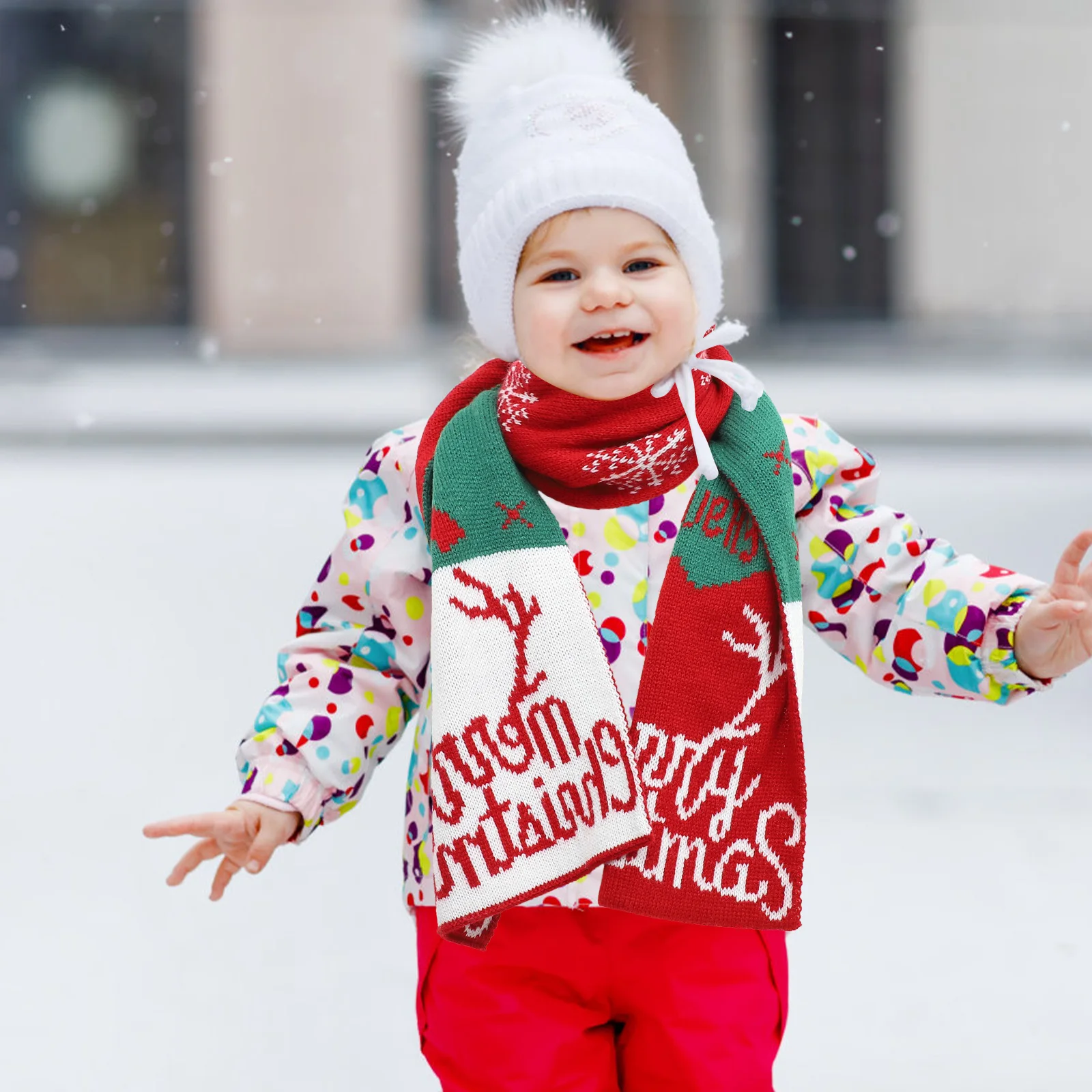 Children's Christmas Scarf Childrens Boys' Scarves Has Holiday Kids Neckerchief Thicken for Girls Winter 
Children's Christmas Scarf Childrens Boys' Scarves Has Holiday Kids Neckerchief Thicken for Girls Winter