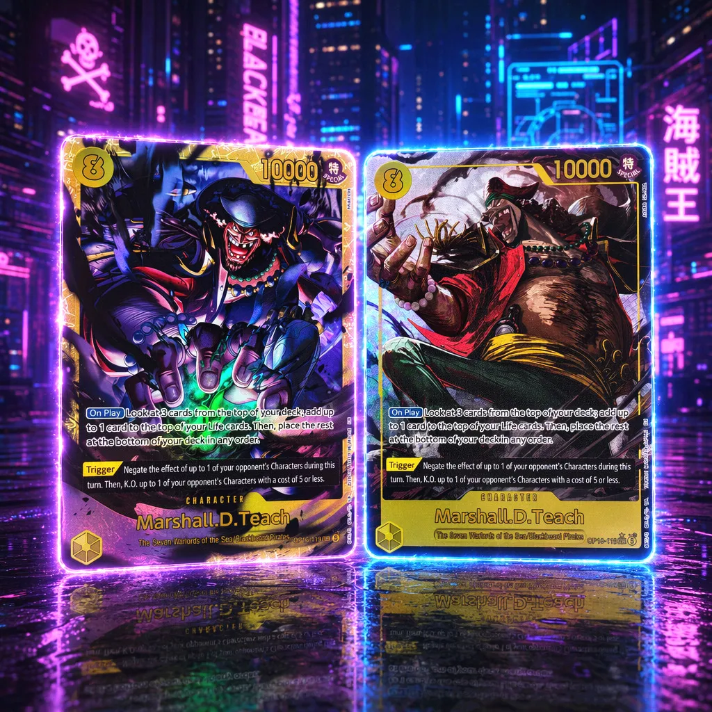 Proxy One Piece The Time of Battle OP16-119 Marshall.D.Teach SEC TCG Collection Anime Card
Proxy One Piece The Time of Battle OP16-119 Marshall.D.Teach SEC TCG Collection Anime Card