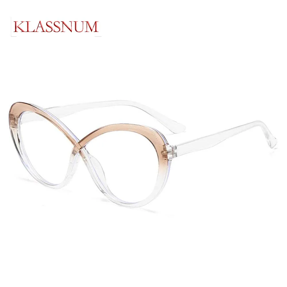 New Big Frame Cat Eye Anti-Blue Light Reading Glasses Women's Trendy Color Blocked Presbyopia Glasses Clear Lens Reading glasses
New Big Frame Cat Eye Anti-Blue Light Reading Glasses Women's Trendy Color Blocked Presbyopia Glasses Clear Lens Reading glasses