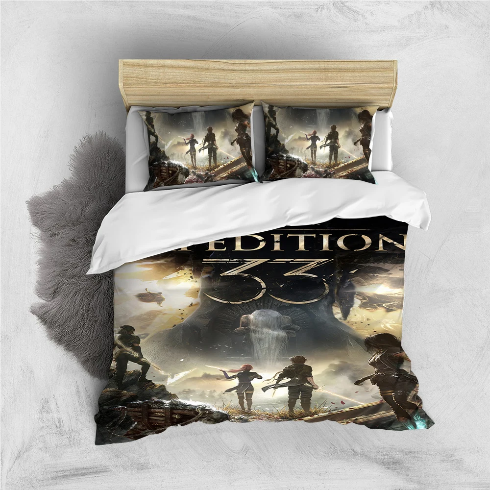 E-Expedition 33 Duvet Cover Set Home Style Bedding Soft Laundry Cotton Bed 3 Piece Set Student Dormitory Gift
E-Expedition 33 Duvet Cover Set Home Style Bedding Soft Laundry Cotton Bed 3 Piece Set Student Dormitory Gift