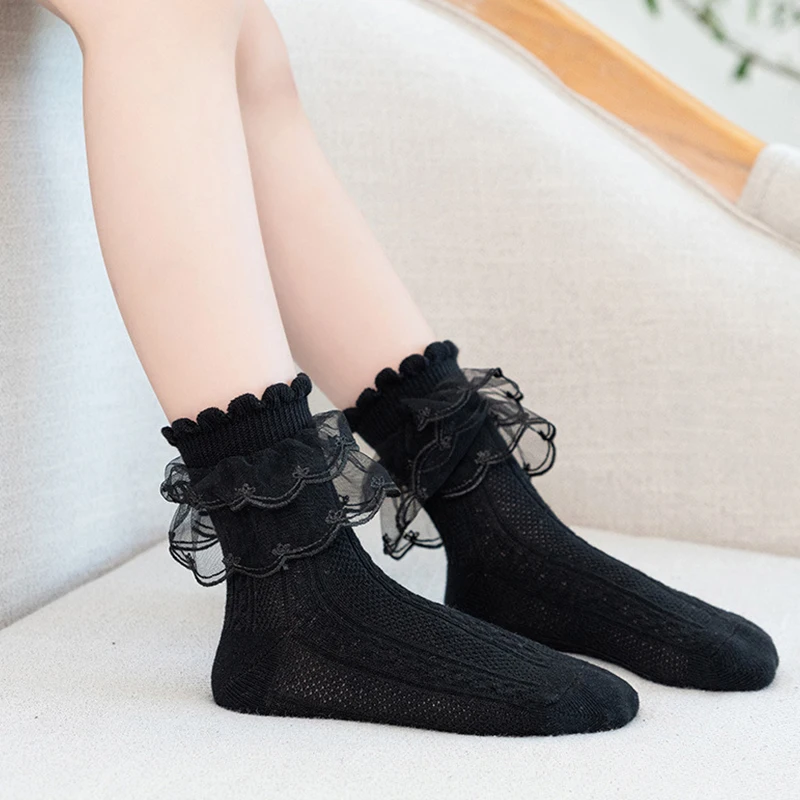 Baby Girls Lace Socks White Dance Princess Socks 1-3year Kids Spring Summer Mid Tube Sock Thin Breathable Children Cotton Socks
Baby Girls Lace Socks White Dance Princess Socks 1-3year Kids Spring Summer Mid Tube Sock Thin Breathable Children Cotton Socks