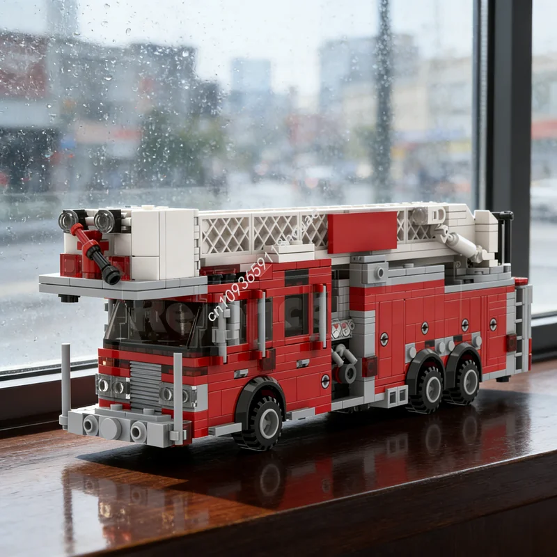 808pcs MOC American Tower Ladder City Fire Model Building Blocks Toy Christmas Gift Architecture Creative Education Brick Kids
808pcs MOC American Tower Ladder City Fire Model Building Blocks Toy Christmas Gift Architecture Creative Education Brick Kids