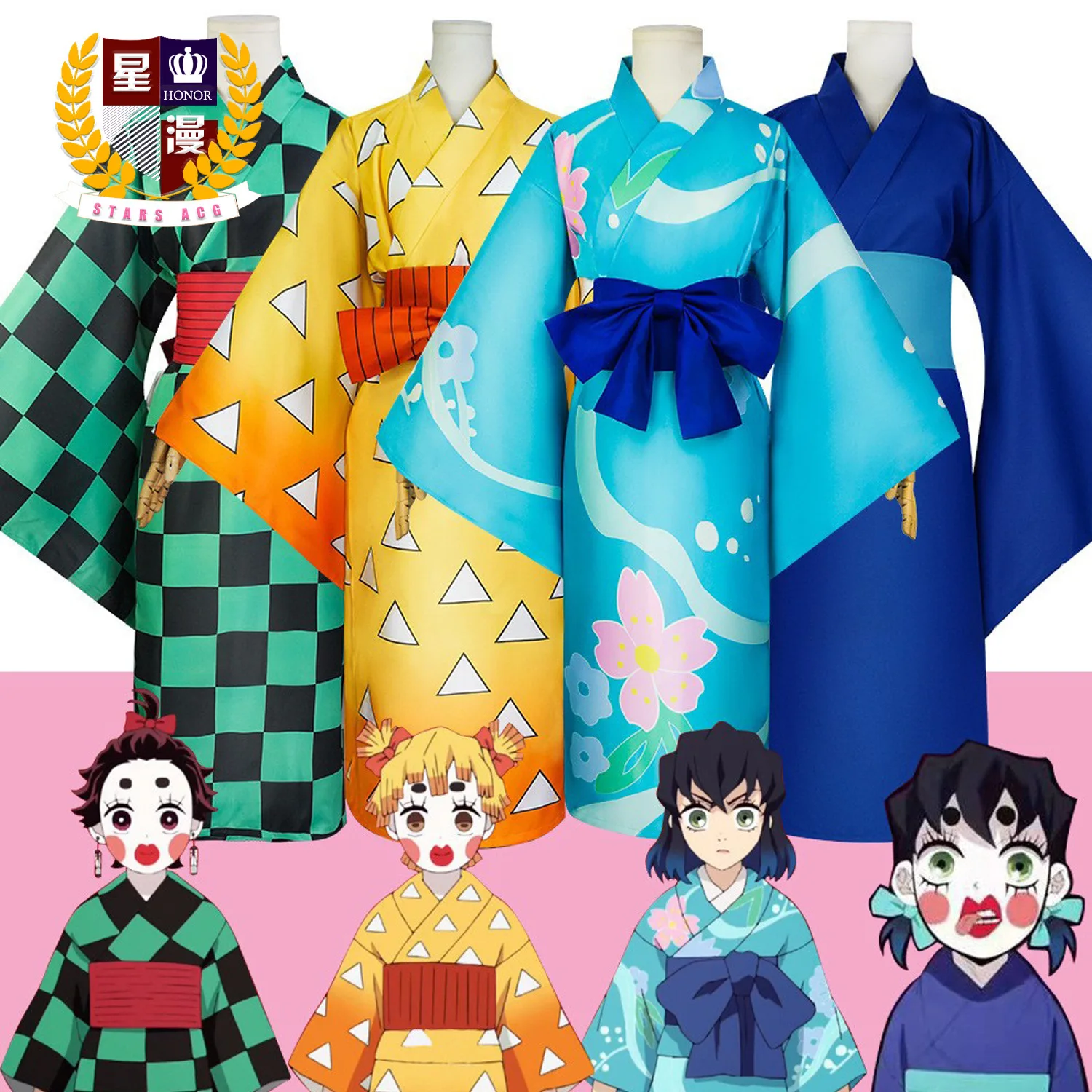 «Воздушная дуга Маugen» и «Цветочная уличная дуга»: Танджиро Камадо Зеницу Агацума Иносуке Хасибилла и традиционная японская одежда 
«Воздушная дуга Маugen» и «Цветочная уличная дуга»: Танджиро Камадо Зеницу Агацума Иносуке Хасибилла и традиционная японская одежда