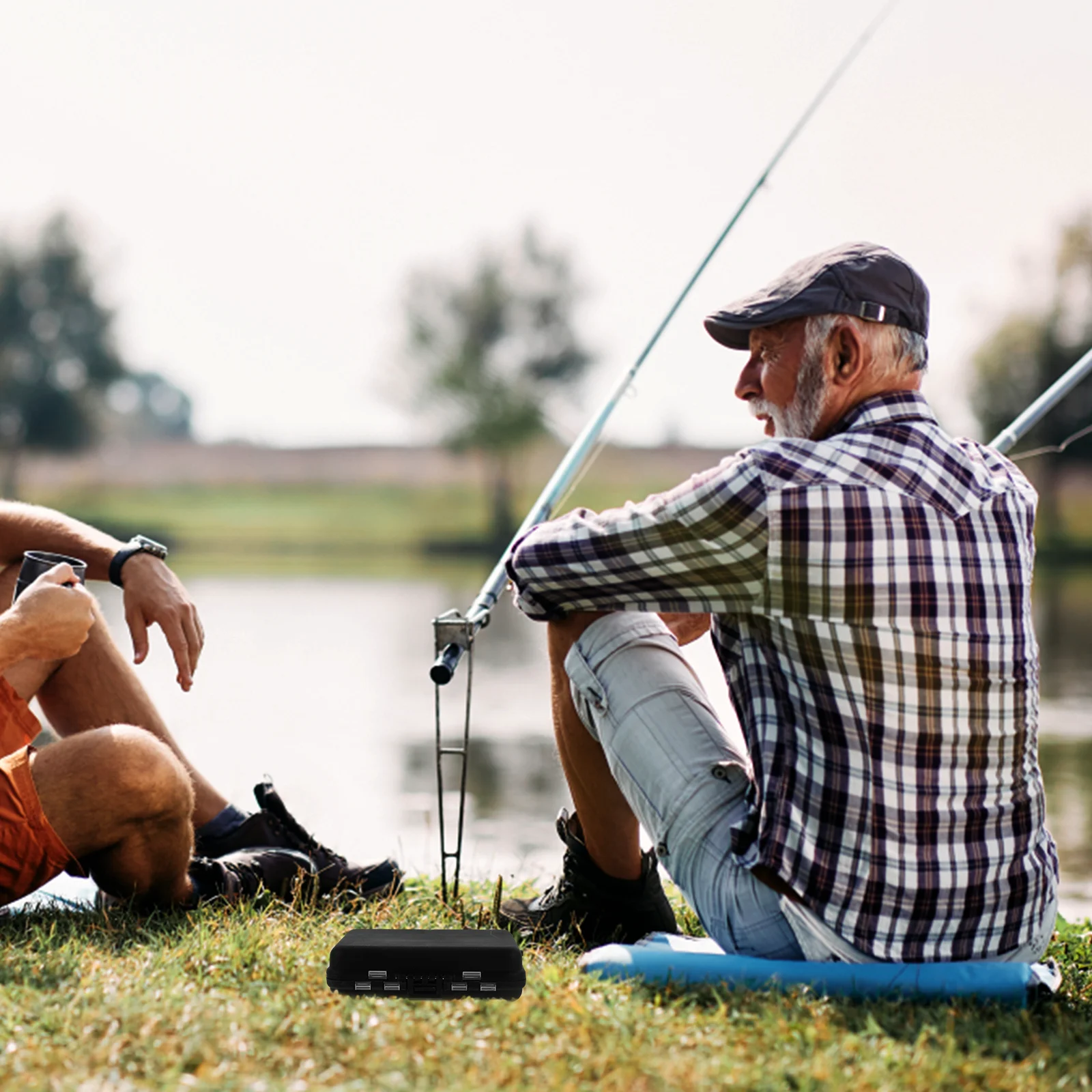 Black Fishing Accessory Box Heavy Duty Plastic Tackle Storage Container with Compartments for Outdoor Fishing Gear
Black Fishing Accessory Box Heavy Duty Plastic Tackle Storage Container with Compartments for Outdoor Fishing Gear