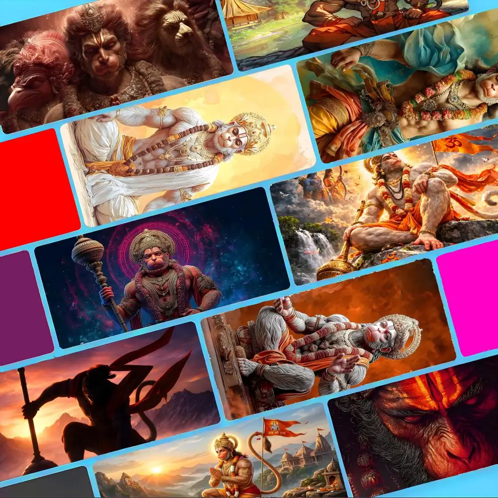 Divine L-Lord Hanumans Mouse Pad Non-Slip Large Desk Mat Thick Stitched Edge Gaming Mousepad
Divine L-Lord Hanumans Mouse Pad Non-Slip Large Desk Mat Thick Stitched Edge Gaming Mousepad