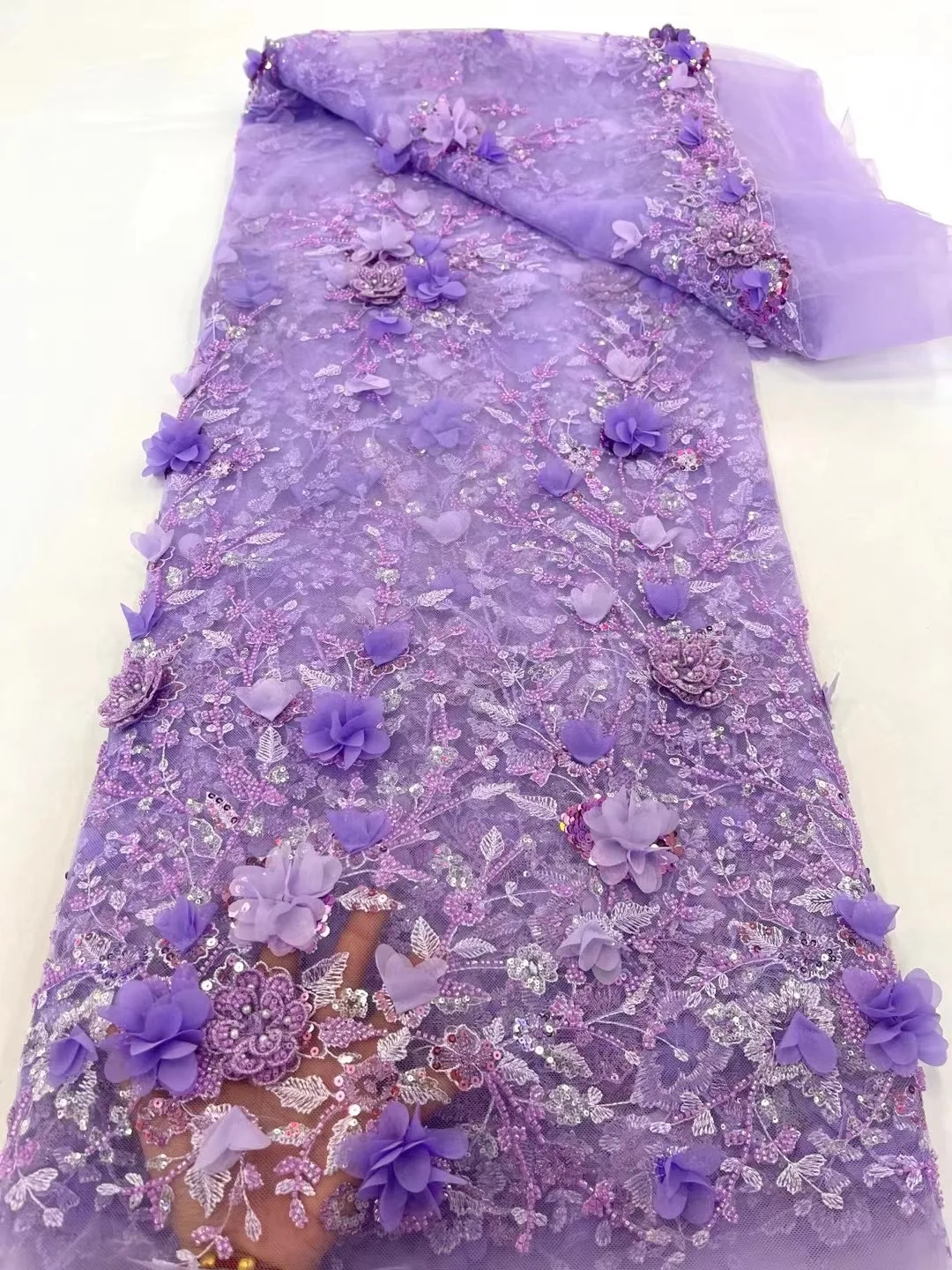 2024 5 Yards 3D Lace Flowers Latest African Lace Styles French Party Lace Fabrics Tulle Nigerian Lace Fabrics For Bridal Wedding
2024 5 Yards 3D Lace Flowers Latest African Lace Styles French Party Lace Fabrics Tulle Nigerian Lace Fabrics For Bridal Wedding