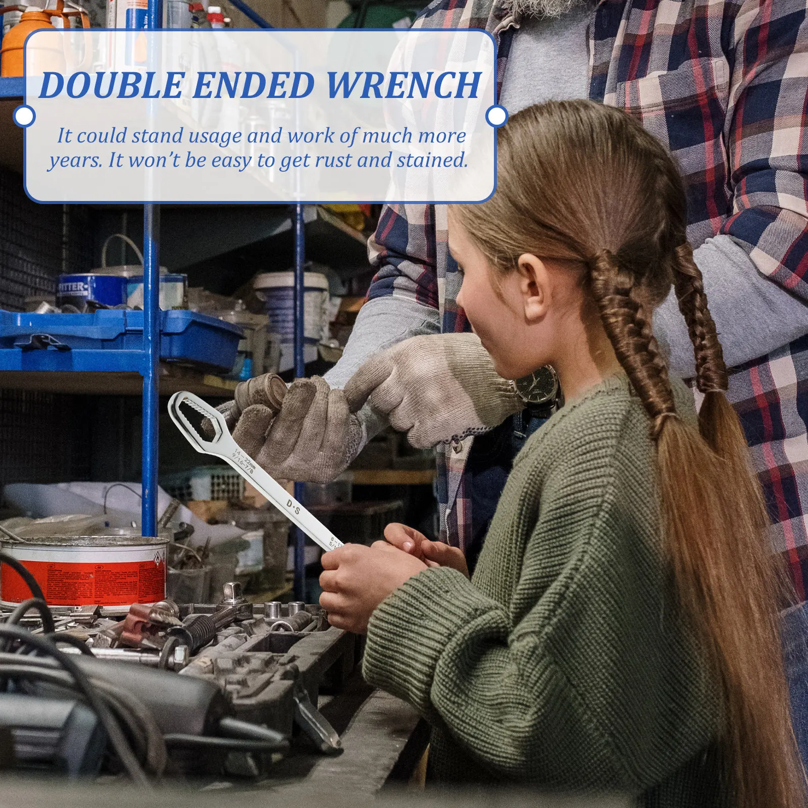 Универсальный двусторонний ключ 8-22 мм, самозатягивающийся, для ремонта винтов и гаек, для дома и гаража, высокая твердость, хром-ванадиевая сталь
Универсальный двусторонний ключ 8-22 мм, самозатягивающийся, для ремонта винтов и гаек, для дома и гаража, высокая твердость, хром-ванадиевая сталь