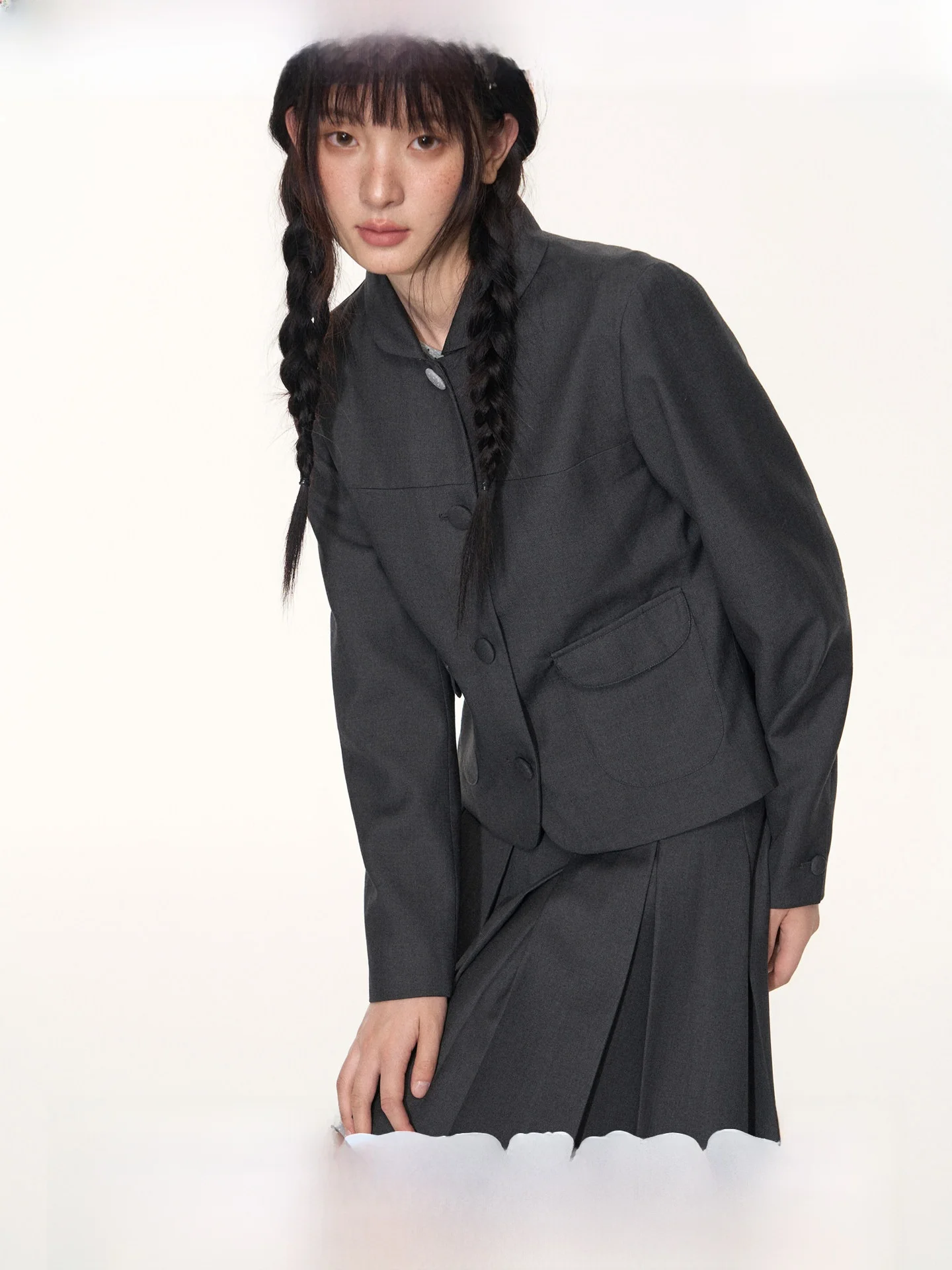 Оригинальный комплект NAPSNAPS для девочек: клетчатый костюм-двойка в стиле преппи с юбкой в горошек, осенняя коллекция, прямые брюки, длинный рукав
Оригинальный комплект NAPSNAPS для девочек: клетчатый костюм-двойка в стиле преппи с юбкой в горошек, осенняя коллекция, прямые брюки, длинный рукав