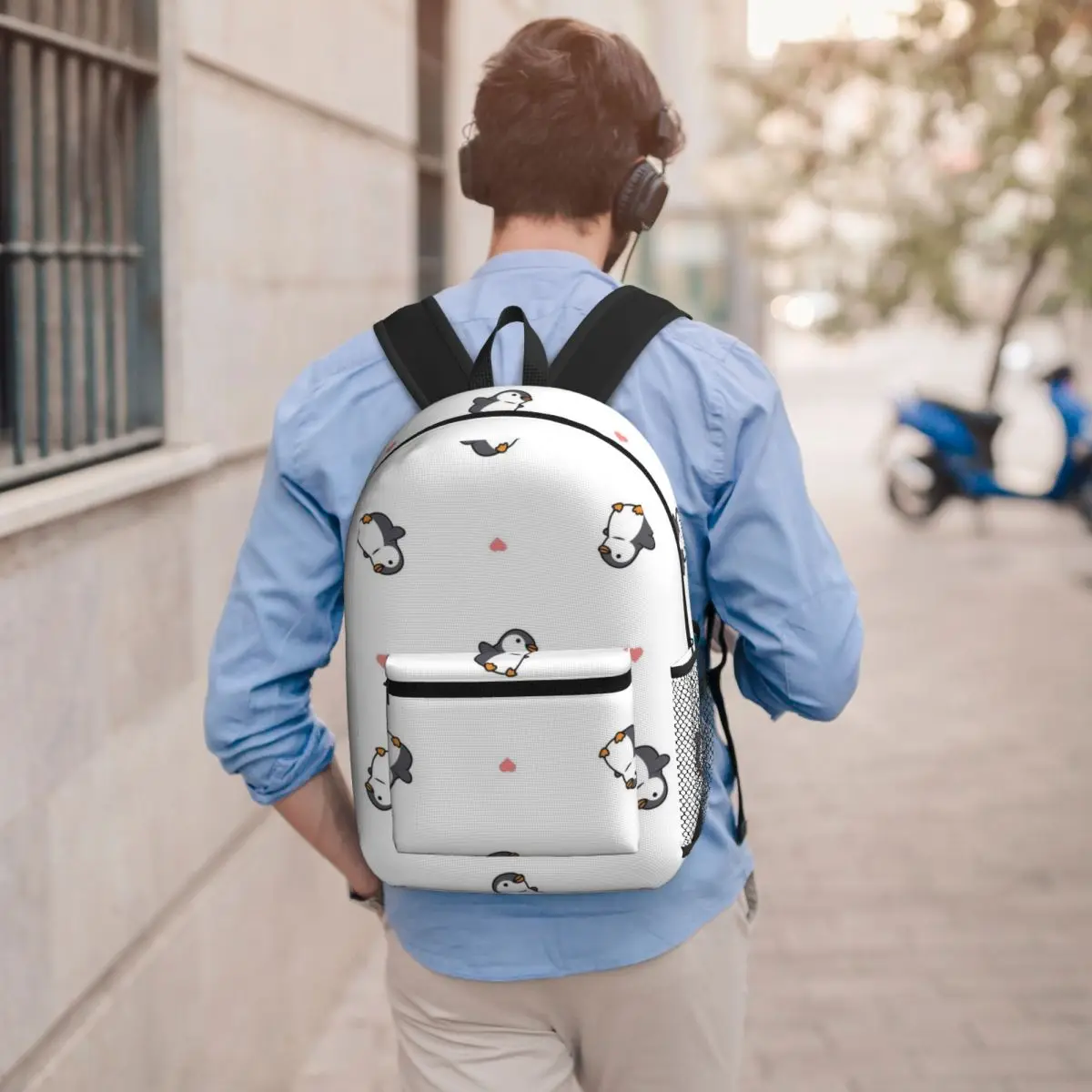 Cute Penguin Backpack Student BookBag Kids School Bag Computer Shoulder Bags for Men Women
Cute Penguin Backpack Student BookBag Kids School Bag Computer Shoulder Bags for Men Women