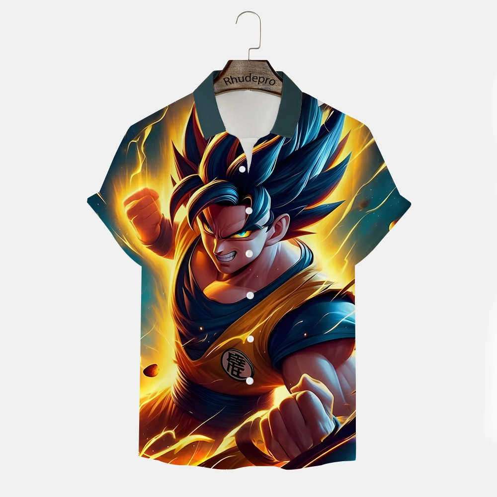 Anime Men's Shirt Goku 2024 Japanese Anime Oversized Hip Hop Shirts T-shirts Tops Trend Super Saiya Clothing New Fashion
Anime Men's Shirt Goku 2024 Japanese Anime Oversized Hip Hop Shirts T-shirts Tops Trend Super Saiya Clothing New Fashion
