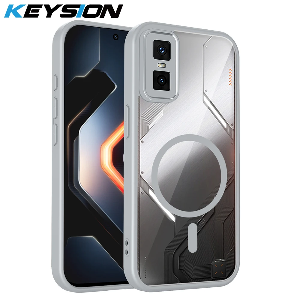 KEYSION Transparent Magnetic Phone Case for Infinix GT 30 Pro 5G Silicone+PC HD Clear Shockproof Back Cover for Infinix GT 30 5G
KEYSION Transparent Magnetic Phone Case for Infinix GT 30 Pro 5G Silicone+PC HD Clear Shockproof Back Cover for Infinix GT 30 5G