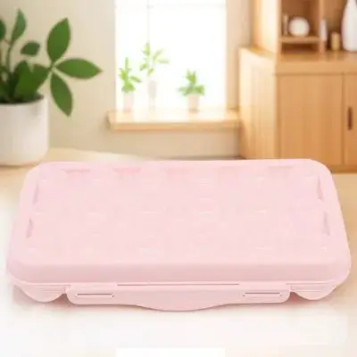 Anti-Collision Organizer Lidded Container Multi Grid Egg Holder For Refrigerator Sealing Plastic Egg Storage Box 
Anti-Collision Organizer Lidded Container Multi Grid Egg Holder For Refrigerator Sealing Plastic Egg Storage Box