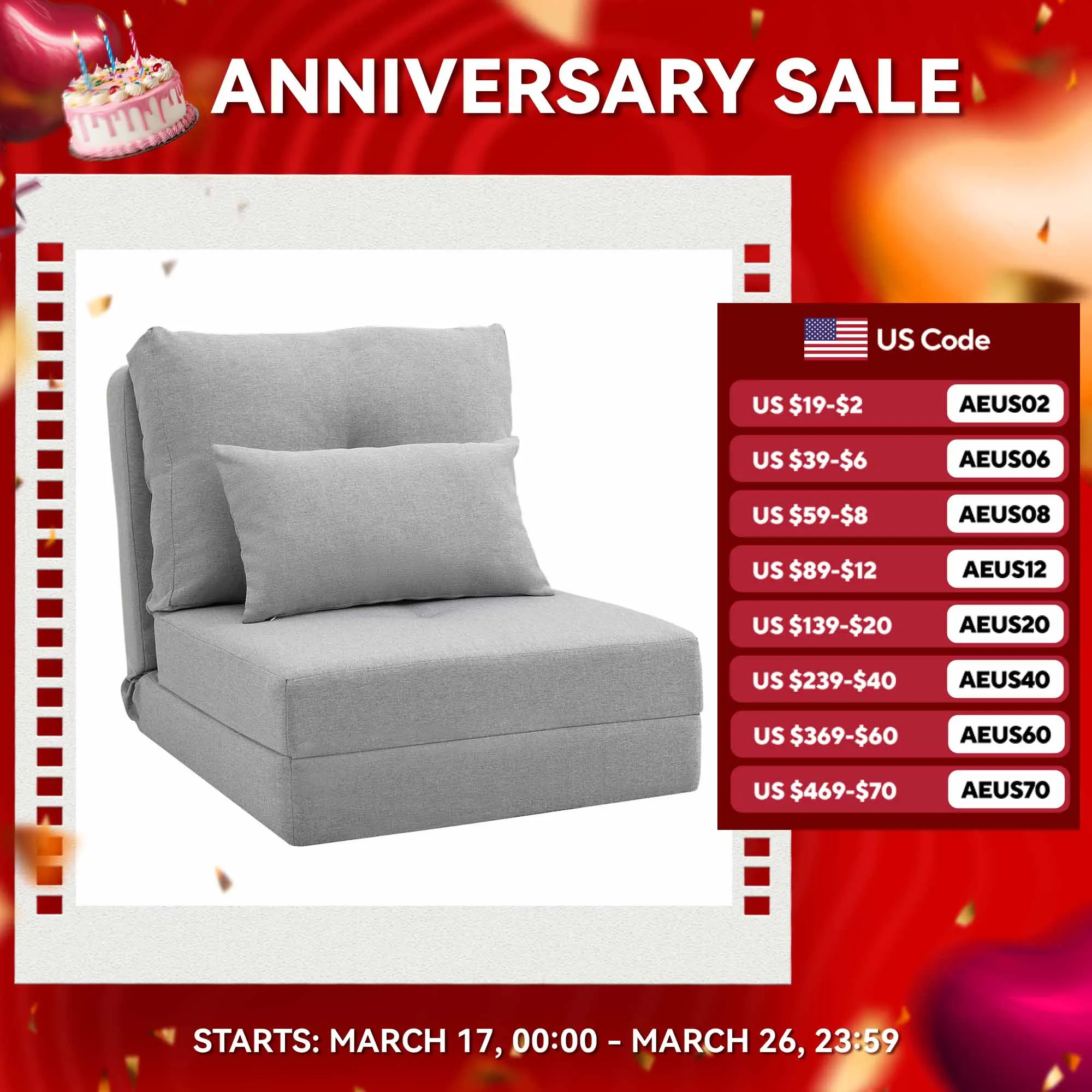 Foldable Floor Sofa Chair Seat W/ Adjustable Backrest & Pillow, Living Room Grey
Foldable Floor Sofa Chair Seat W/ Adjustable Backrest & Pillow, Living Room Grey