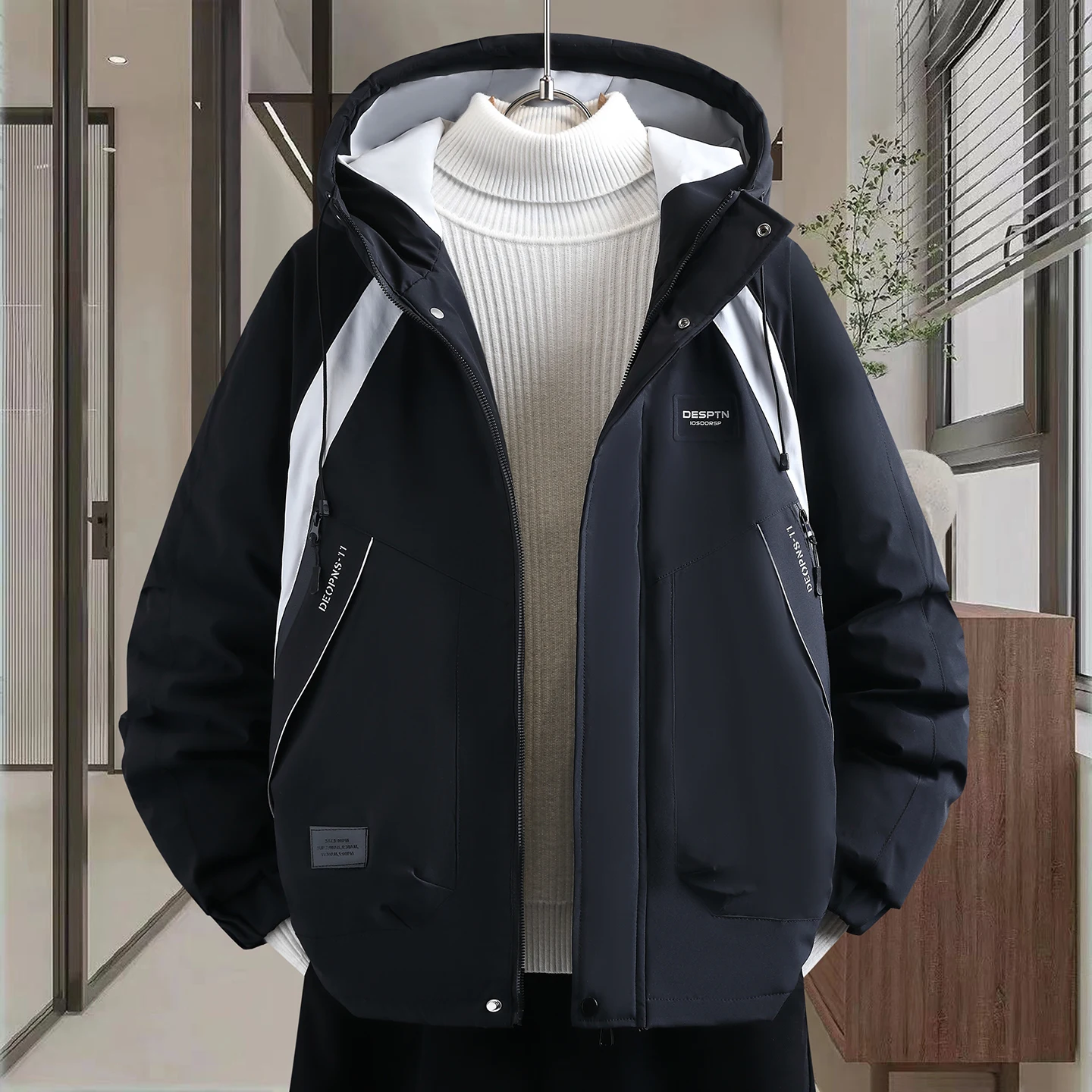 Winter Men's Jacket 2025 New Fashion Thickened down Cotton Padded Coat Stylish Trendy Warmth Youth Casual Zipper Closure Coat
Winter Men's Jacket 2025 New Fashion Thickened down Cotton Padded Coat Stylish Trendy Warmth Youth Casual Zipper Closure Coat