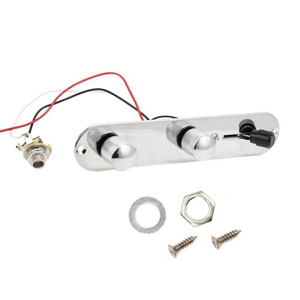3 Way Prewired Control Plate Control For Telecaster Style Guitar Plate Switch With Screws Practical High Quality
3 Way Prewired Control Plate Control For Telecaster Style Guitar Plate Switch With Screws Practical High Quality