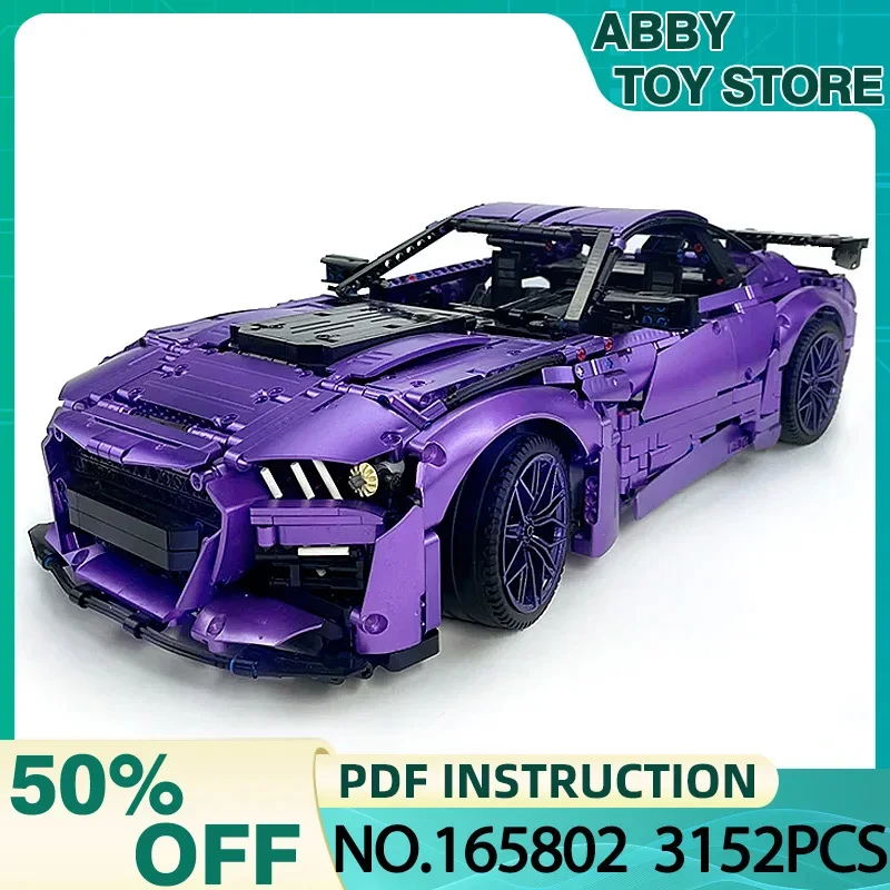 New Technical MOC 165802 Purple Plating Super Sports Car 1:8 Model Buidling Blocks Bricks Educational Puzzle Toys Birthday Gift
New Technical MOC 165802 Purple Plating Super Sports Car 1:8 Model Buidling Blocks Bricks Educational Puzzle Toys Birthday Gift