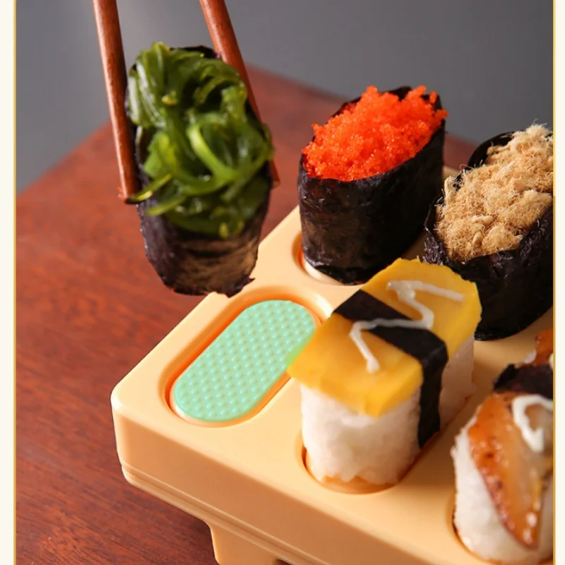 10 In 1 Japanese Onigiri Sushi Mold Rectangular Musubi Press Nigiri Rice Ball Maker Bento Box DIY Kitchen Making Tool