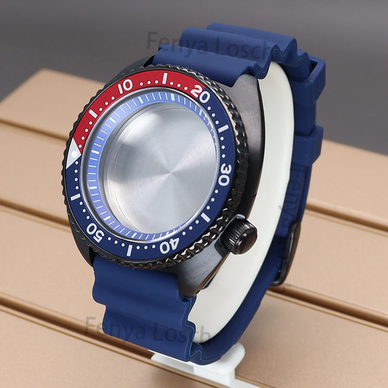 Black 45mm Watch Case Silicone Bracelet Sapphire Glass Tuna Turtle Skx007 Skx013 Parts For Seiko NH35 NH36 Movement 28.5mm Dial
Black 45mm Watch Case Silicone Bracelet Sapphire Glass Tuna Turtle Skx007 Skx013 Parts For Seiko NH35 NH36 Movement 28.5mm Dial