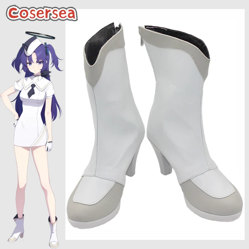Cosersea Hayase Yuuka Cosplay Shoes Blue Archive Hayase Yuuka Halloween Role Play Party White PU Leather High Heel Cosplay Boot
Cosersea Hayase Yuuka Cosplay Shoes Blue Archive Hayase Yuuka Halloween Role Play Party White PU Leather High Heel Cosplay Boot