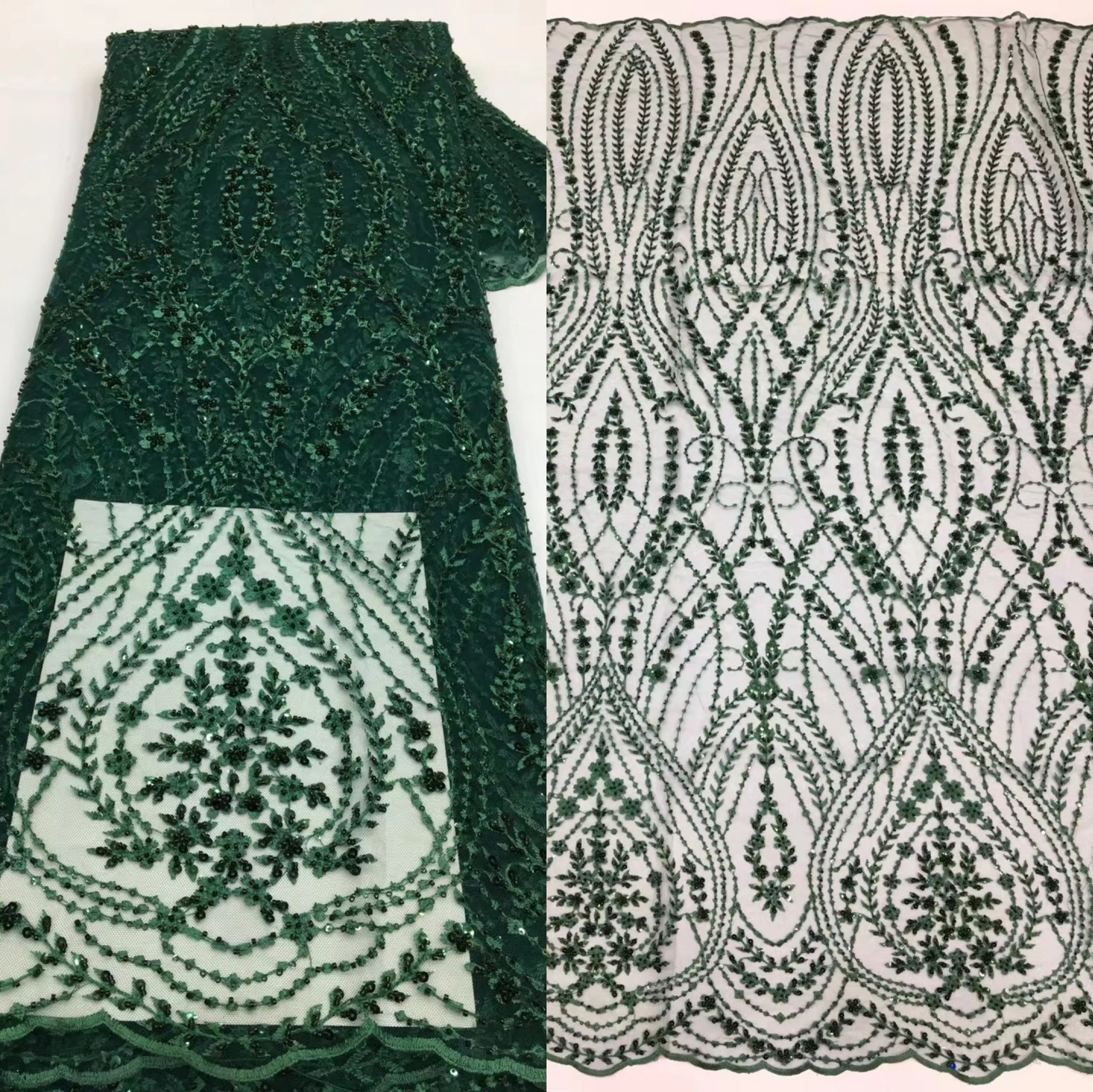 Tulle Lace New French Embroidery Lace Fabric beads SYJ-12289513 High Quality Lace African Lace Fabric For Sewing Nigerian
Tulle Lace New French Embroidery Lace Fabric beads SYJ-12289513 High Quality Lace African Lace Fabric For Sewing Nigerian
