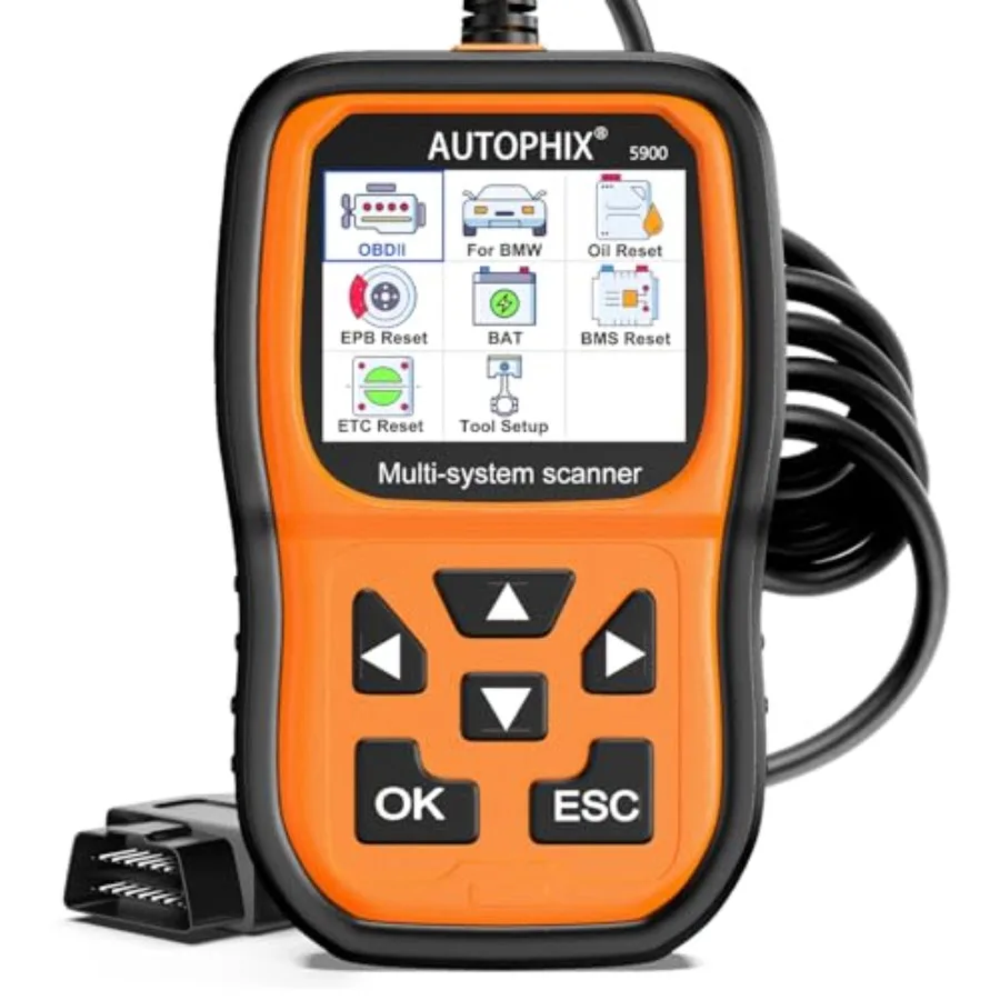 BMW Battery Registration Tool for BMW MINI Rolls-Royce: OBD2 Diagnostic Scanner with Oil CBS EPB Reset, Throttle Matching, Blac
BMW Battery Registration Tool for BMW MINI Rolls-Royce: OBD2 Diagnostic Scanner with Oil CBS EPB Reset, Throttle Matching, Blac