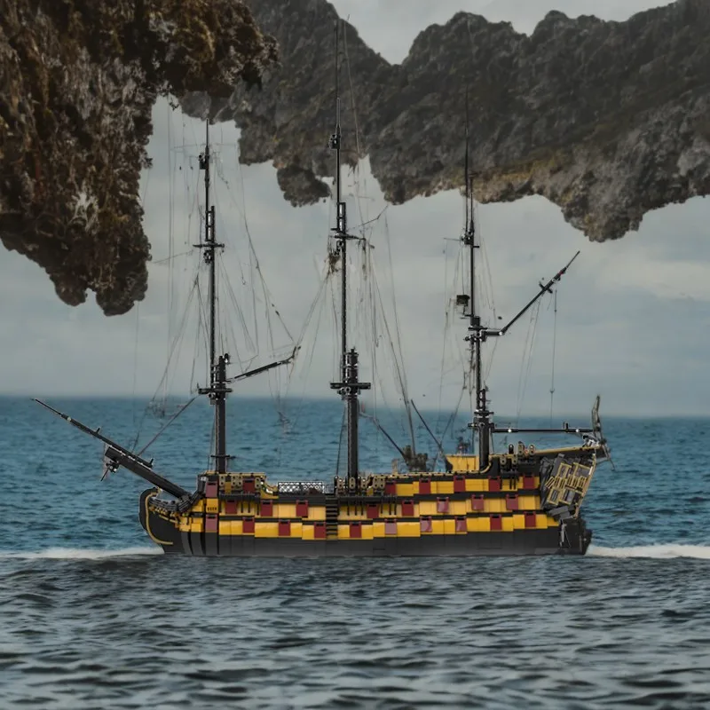 4115PCS MOC HMS Euthyphroses Building Blocks DIY Pirates of the Caribbeanses Educational Toy Develop Kids Operational Ability
4115PCS MOC HMS Euthyphroses Building Blocks DIY Pirates of the Caribbeanses Educational Toy Develop Kids Operational Ability