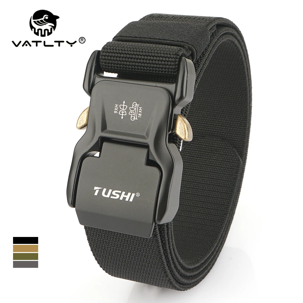 VATLTY 2026 Men's Elastic Belt Zinc Alloy Buckle Quick Release Tactical Outdoor Belt Genuine Nylon Stretch Waist Belt Male Gift
VATLTY 2026 Men's Elastic Belt Zinc Alloy Buckle Quick Release Tactical Outdoor Belt Genuine Nylon Stretch Waist Belt Male Gift