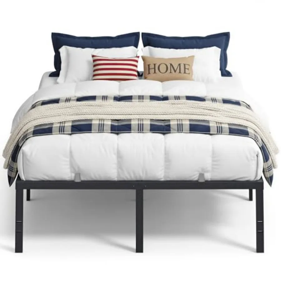 Metal Bed Frame Tall, 1100 lb Weight Capacity, No Box Sprg Needed, with Under-Bed Storage, Easy Setup, Heavy-Duty Platform Bed,
Metal Bed Frame Tall, 1100 lb Weight Capacity, No Box Sprg Needed, with Under-Bed Storage, Easy Setup, Heavy-Duty Platform Bed,