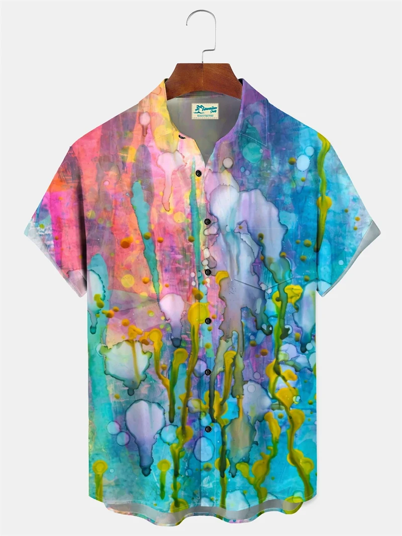 Men's Hawaiian Shirt Abstract Watercolor Print 2026 New Summer Casual Short Sleeve Shirt For Artistic Fashion Wowen Y2k Blouse
Men's Hawaiian Shirt Abstract Watercolor Print 2026 New Summer Casual Short Sleeve Shirt For Artistic Fashion Wowen Y2k Blouse