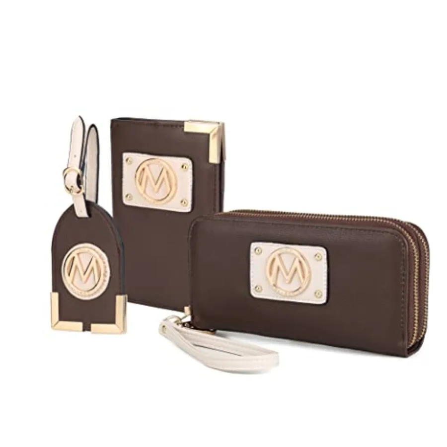 MKF Collection Women's Travel Gift 3 Pcs Set - Wristlet Wallet -Passport Holder - Luggage Name Hang Tag by Mia K
MKF Collection Women's Travel Gift 3 Pcs Set - Wristlet Wallet -Passport Holder - Luggage Name Hang Tag by Mia K