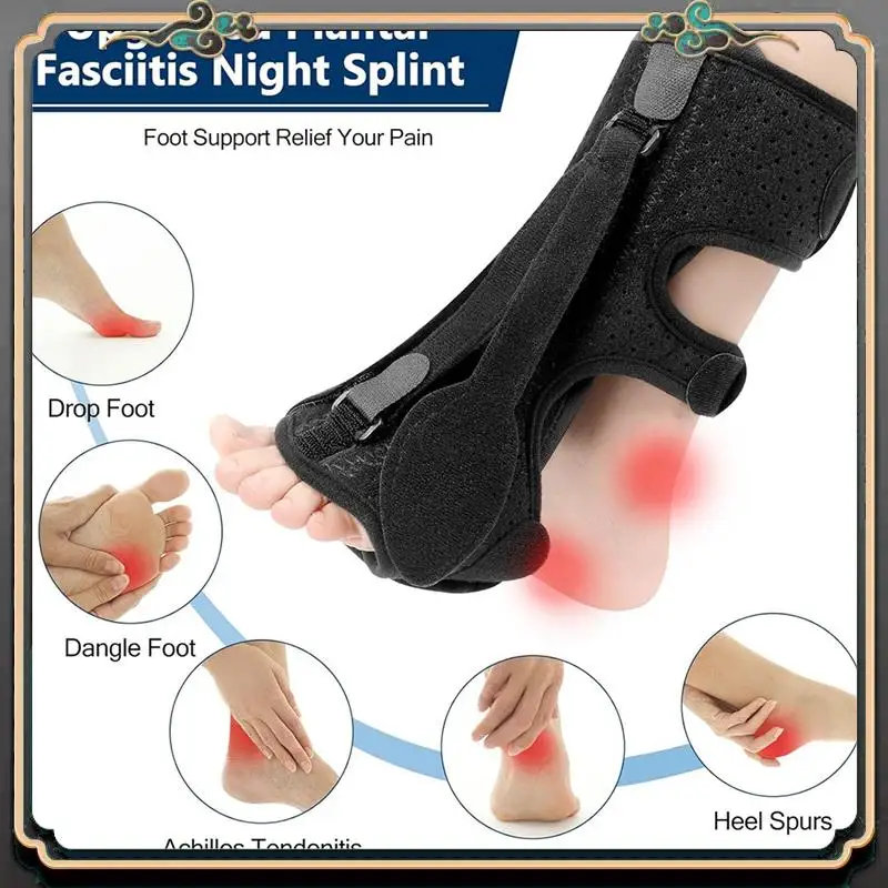 Plantar Fasciitis Relief Night Splint With Durable Adjustable Straps, Suitable For Foot Drop, Achilles Tendonitis Easy Install
Plantar Fasciitis Relief Night Splint With Durable Adjustable Straps, Suitable For Foot Drop, Achilles Tendonitis Easy Install