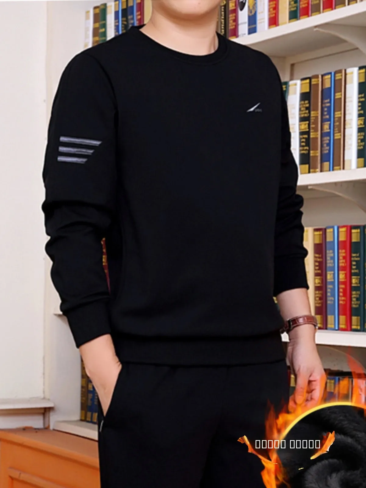 Men's Winter Thiened Fce Lined Casual Sports Set round Ne Hoodie Long Sve Sweatirt And Pants Two Piece Set Dad Cl...
Men's Winter Thiened Fce Lined Casual Sports Set round Ne Hoodie Long Sve Sweatirt And Pants Two Piece Set Dad Cl...