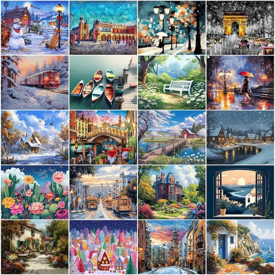 GATYZTORY Painting By Numbers On Canvas To Paint Landscape Paint Kit Watercolor Drawing Pictures By Numbers Modern Home Decor
GATYZTORY Painting By Numbers On Canvas To Paint Landscape Paint Kit Watercolor Drawing Pictures By Numbers Modern Home Decor