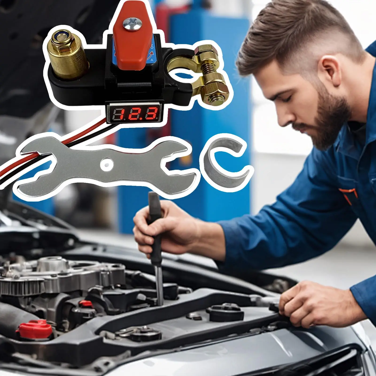 Battery Disconnect Control 12-24V LED Digital Display Universal Rotary Auto Parts Car Battery Disconnect For Isolation Circuit
Battery Disconnect Control 12-24V LED Digital Display Universal Rotary Auto Parts Car Battery Disconnect For Isolation Circuit