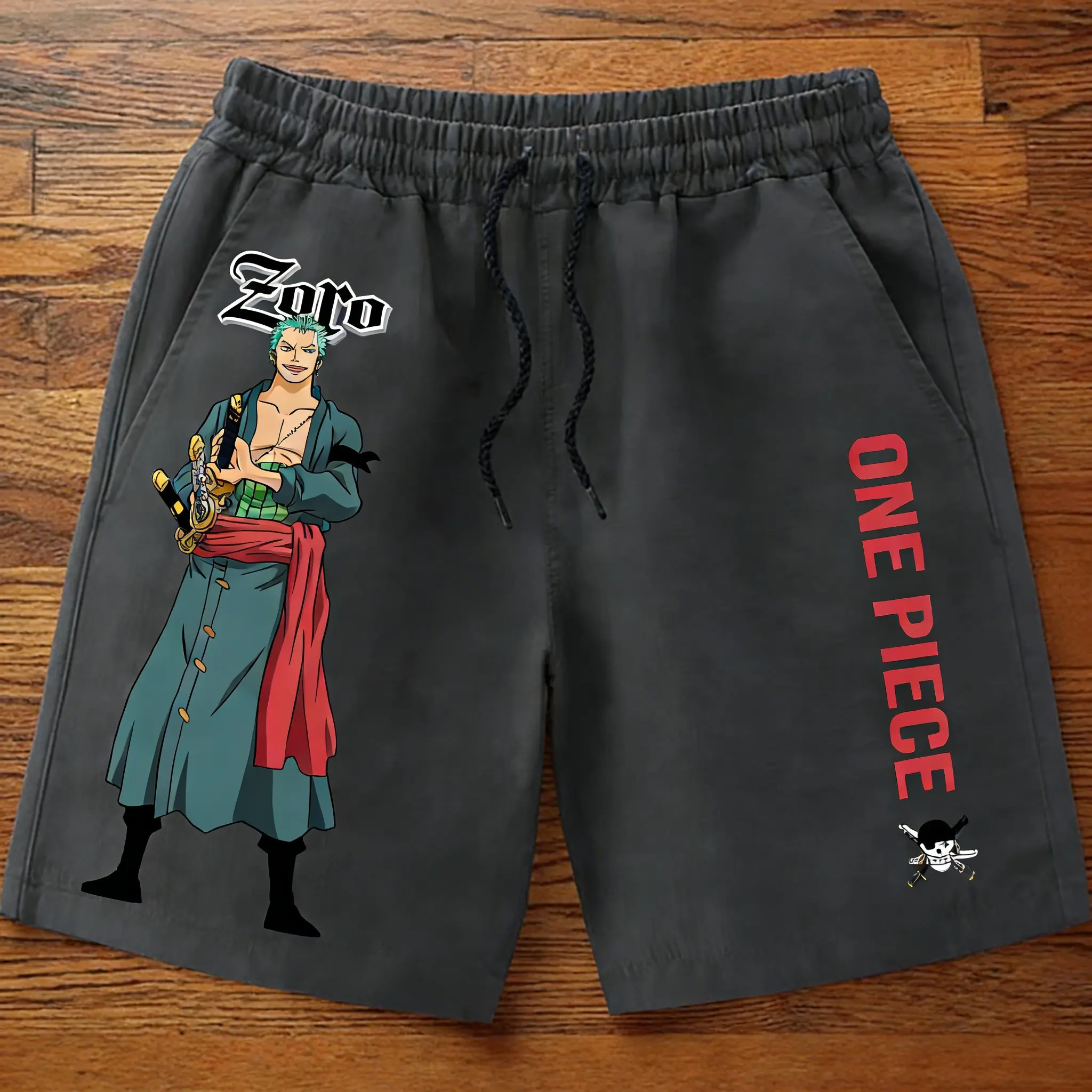 Мужские шорты One Piece Anime Zoro, повседневные летние брюки, хлопковые пляжные брюки, уличная одежда с графическим принтом, модная быстросохнущая спортивная одежда
Мужские шорты One Piece Anime Zoro, повседневные летние брюки, хлопковые пляжные брюки, уличная одежда с графическим принтом, модная быстросохнущая спортивная одежда