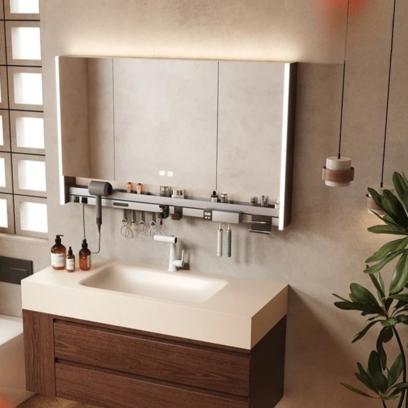 Shelf Led Lighting Bathroom Cabinet Wall Mounted Storage Washroom Bathroom Vanity Organizer Meuble Salles De Bain Furniture
Shelf Led Lighting Bathroom Cabinet Wall Mounted Storage Washroom Bathroom Vanity Organizer Meuble Salles De Bain Furniture
