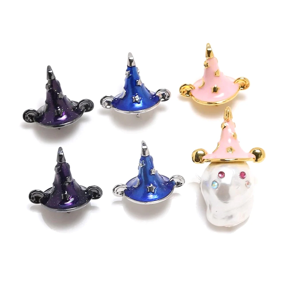 2 PCS Copper plated with genuine gold Elf hat pendant with pins DIY makes fashionable jewelry Baroque Doll Accessories materials
2 PCS Copper plated with genuine gold Elf hat pendant with pins DIY makes fashionable jewelry Baroque Doll Accessories materials