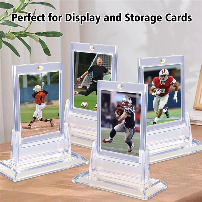 8PCS Magnetic Card Holders For Trading Cards, Card Protector Holders With Acrylic Stands Base For MTG,Sports Cards
8PCS Magnetic Card Holders For Trading Cards, Card Protector Holders With Acrylic Stands Base For MTG,Sports Cards