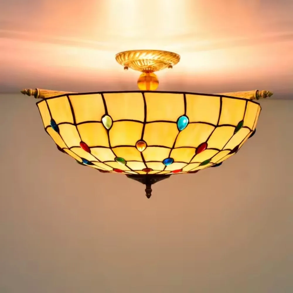 20inch Antique Tiffany Lamp Chandeliers Ceiling Lamps Stained Glass Chandelier Colorful Decorative Tiffany Pendant Light
20inch Antique Tiffany Lamp Chandeliers Ceiling Lamps Stained Glass Chandelier Colorful Decorative Tiffany Pendant Light