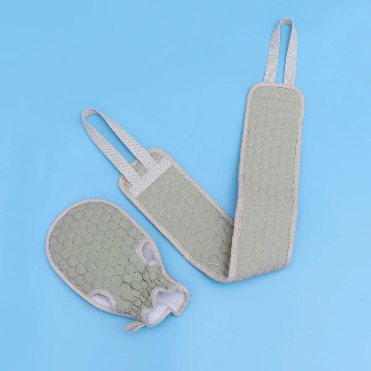 2pcs Bath Scrubber Glove Set Grey Soft Exfoliating Shower Towel For Smooth Skin Daily Spa Use Long Strip Rub Back Cleaning Tool
2pcs Bath Scrubber Glove Set Grey Soft Exfoliating Shower Towel For Smooth Skin Daily Spa Use Long Strip Rub Back Cleaning Tool