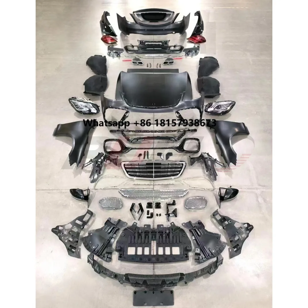 Car Bumpers for Upgrading of W222 S65 for Benz W221 2006-2012 Include Grille Headlights Taillights Hood Fender
Car Bumpers for Upgrading of W222 S65 for Benz W221 2006-2012 Include Grille Headlights Taillights Hood Fender